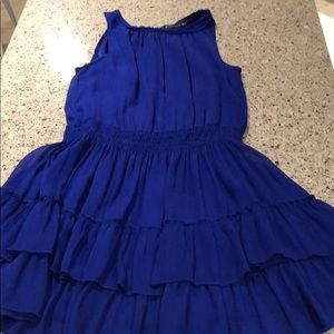 Zara Trafulac Collection | Blue Ruffle Dress